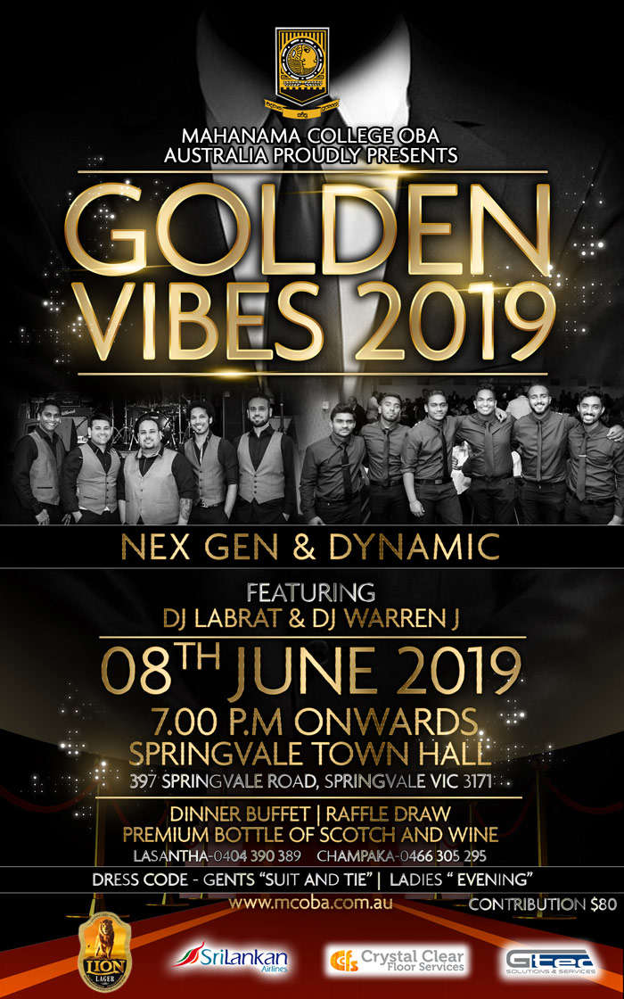 Golden Vibes 2019 Flyer
